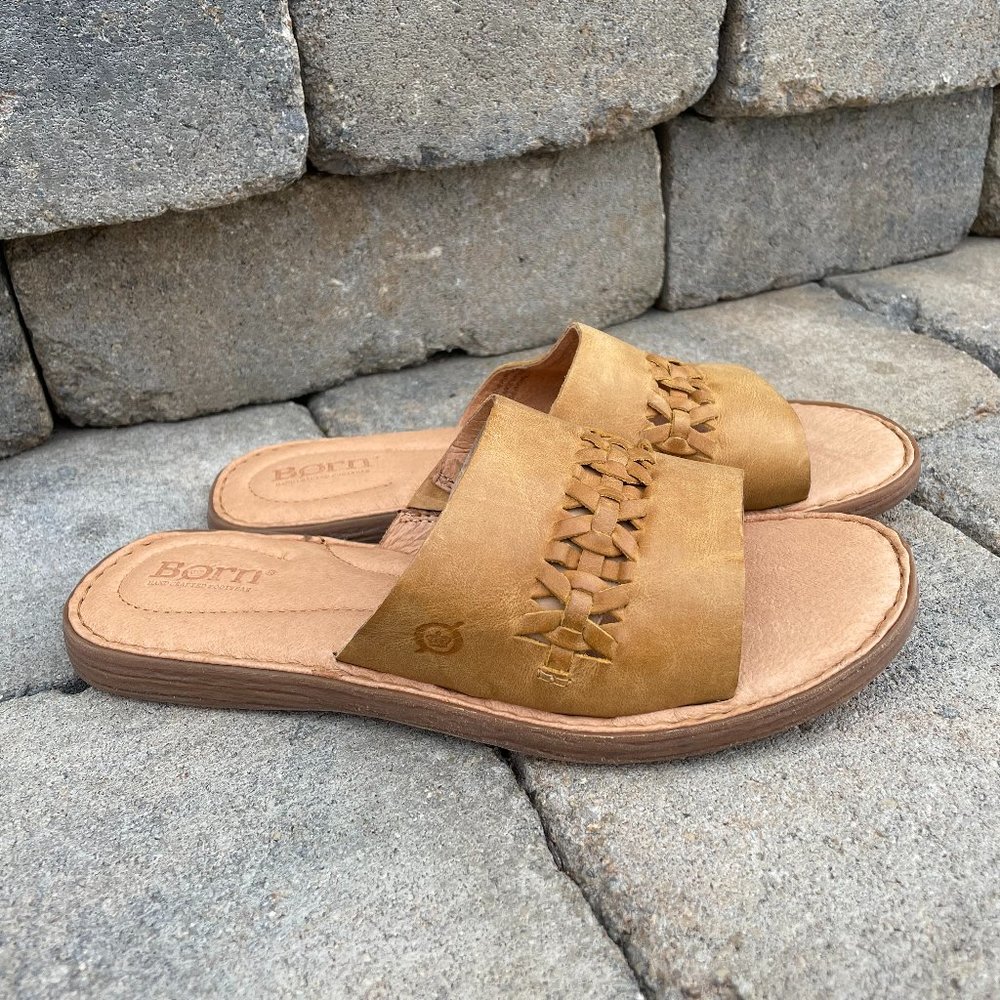 Women's  Born 'St. Francis' Leather Slide Sandals Size 9 NEW